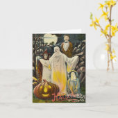 Carte Halloween (Fleur jaune)