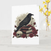 Carte Halloween (Fleur jaune)