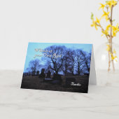 Carte Halloween (Fleur jaune)