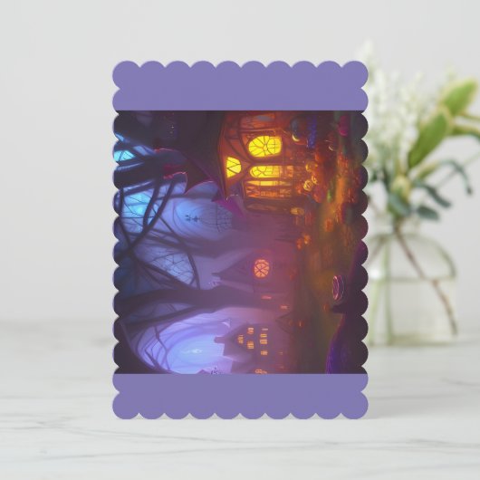 Carte Halloween (Debout devant)