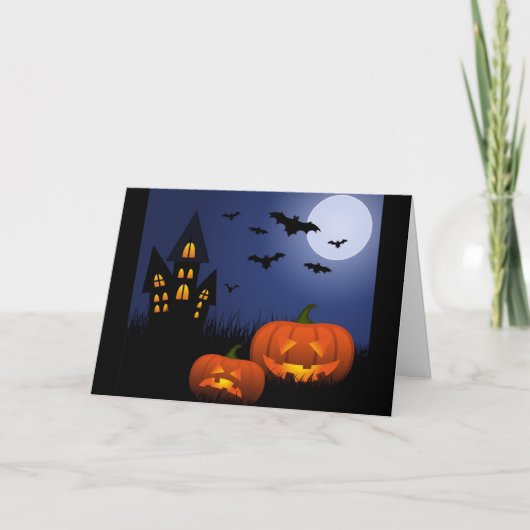 Carte Halloween (Devant)