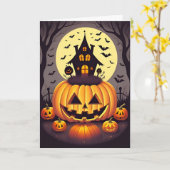 Carte Halloween (Fleur jaune)