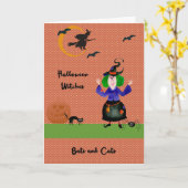 Carte Halloween (Fleur jaune)