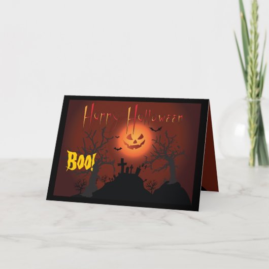 Carte Halloween (Devant)