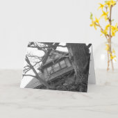 Carte Hallowe'en (Fleur jaune)