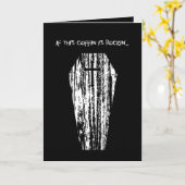 Carte Halloween (Fleur jaune)