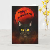 Carte Halloween (Fleur jaune)