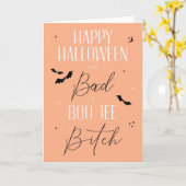 Carte Halloween (Fleur jaune)