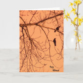 Carte Halloween (Fleur jaune)