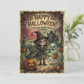 Carte Halloween (Debout devant)