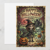 Carte Halloween (Devant / Derrière)