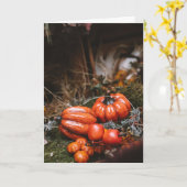 Carte Halloween (Fleur jaune)