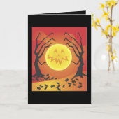 Carte Halloween (Fleur jaune)