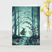 Carte Halloween (Fleur jaune)