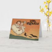 Carte Halloween (Fleur jaune)