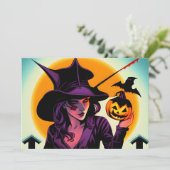 Carte Halloween (Debout devant)