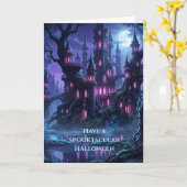 Carte Halloween (Fleur jaune)