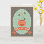 Carte Halloween (Fleur jaune)