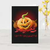 Carte Halloween (Fleur jaune)