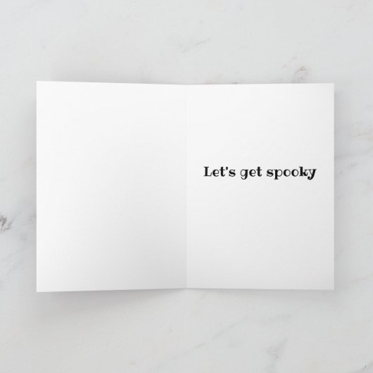 Carte Halloween (Intérieur)