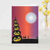 Carte Halloween (Fleur jaune)