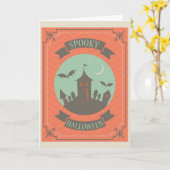 Carte Halloween (Fleur jaune)