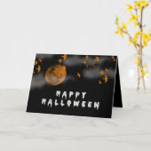Carte Halloween (Fleur jaune)