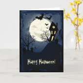 Carte Halloween (Fleur jaune)