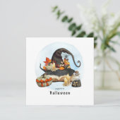 Carte Halloween (Debout devant)