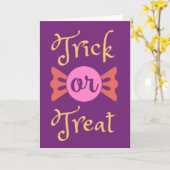 Carte Halloween (Fleur jaune)