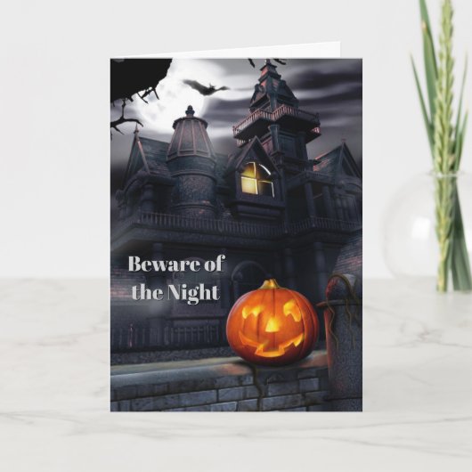 Carte Halloween (Devant)
