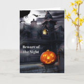 Carte Halloween (Fleur jaune)