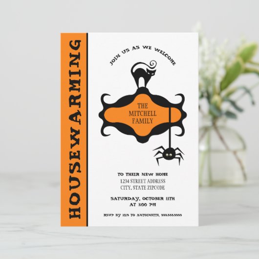 Carte Halloween (Debout devant)