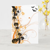 Carte Halloween (Fleur jaune)