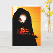 Carte Halloween (Fleur jaune)