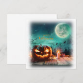 Carte Halloween (Devant / Derrière)