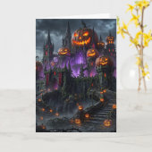 Carte Halloween (Fleur jaune)