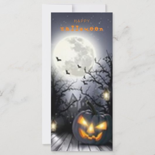 Carte Halloween (Devant)