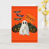 Carte Halloween (Fleur jaune)