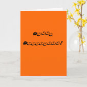 Carte Halloween (Fleur jaune)
