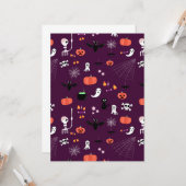 Carte Halloween (Devant/Arrière en situation)