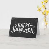 Carte Halloween (Fleur jaune)