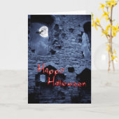 Carte Halloween (Fleur jaune)