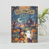 Carte Halloween (Debout devant)