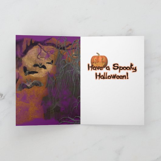 Carte Halloween (Intérieur)