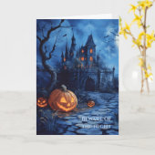 Carte Halloween (Fleur jaune)