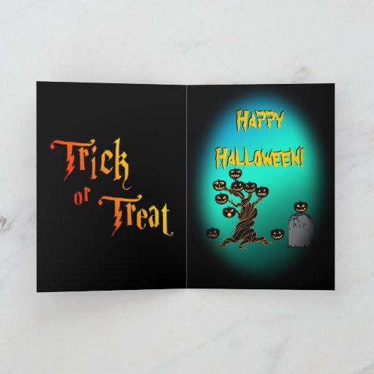 Carte Halloween (Intérieur)