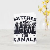 Carte Halloween 2024 pour Kamala Harris (Fleur jaune)