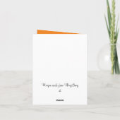 Carte Halloween 2 Chatons Mignons (Dos)