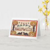 CARTE HALLOWEEN-74 (Fleur jaune)